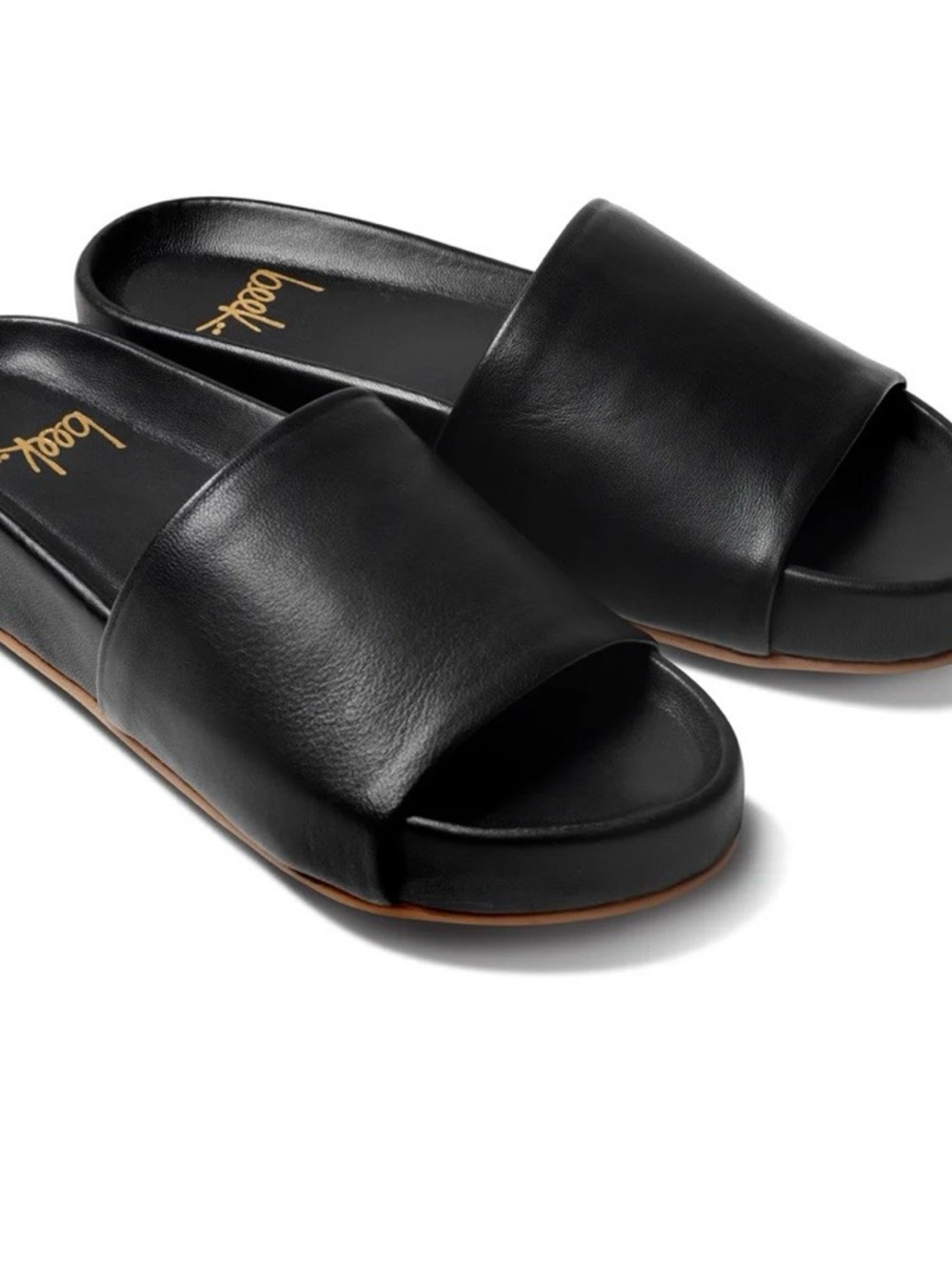 BEEK Pelican Leather Platform Sandal/Anthropologie